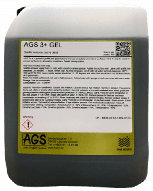 Hovedbilde AGS 3+ GEL Graffitifjerner 5L